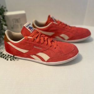 Womens Reebok Royal Flag Red Suede Royal Foam Tennis Shoes Size ￼9